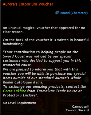 Aurora's Emporium Voucher